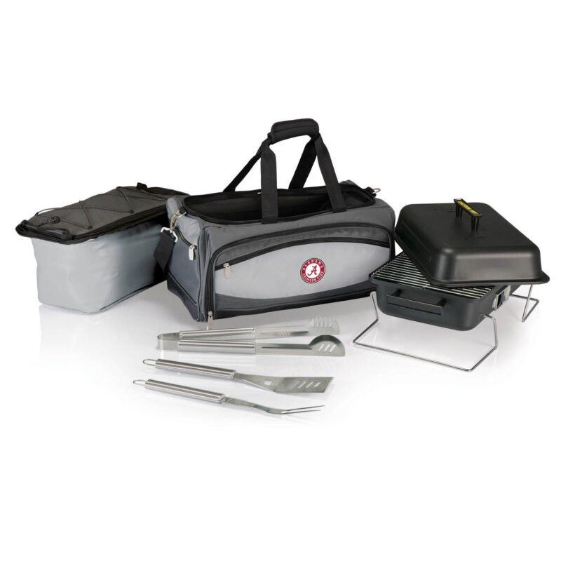 Alabama Crimson Tide 6-pc. Charcoal Grill and Cooler Set - Image 2