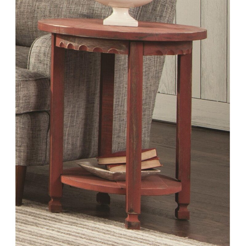 Alaterre Furniture Country Cottage Round End Table - Image 2