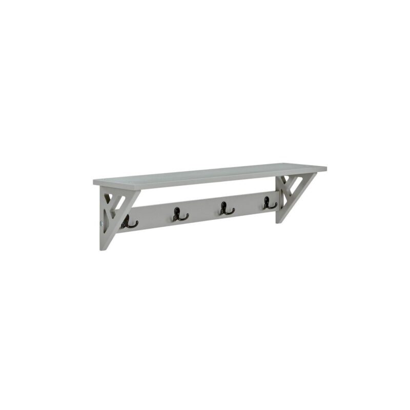 Alaterre Furniture Coventry Storage Bench and Coat Rack 2-piece Set - Image 8