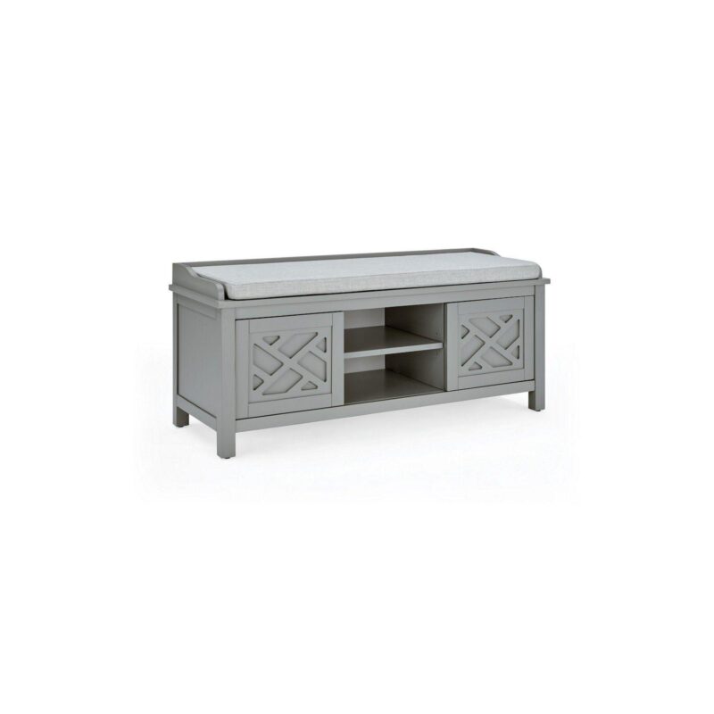 Alaterre Furniture Coventry Storage Bench and Coat Rack 2-piece Set - Image 4