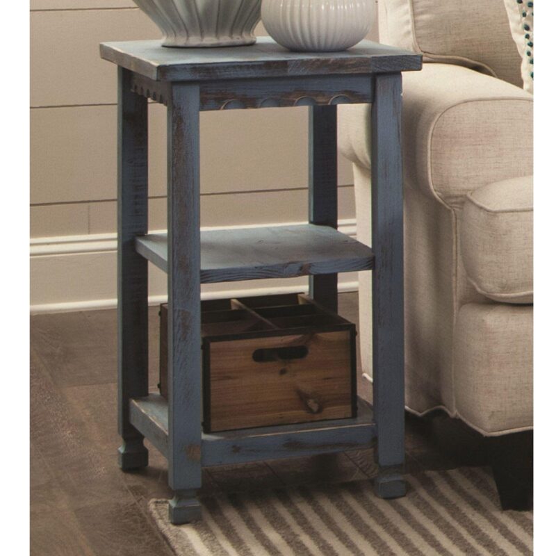 Alaterre Furniture Country Cottage 2-Shelf End Table - Image 2