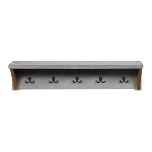 Alaterre Furniture Newport Shelf Coat Rack