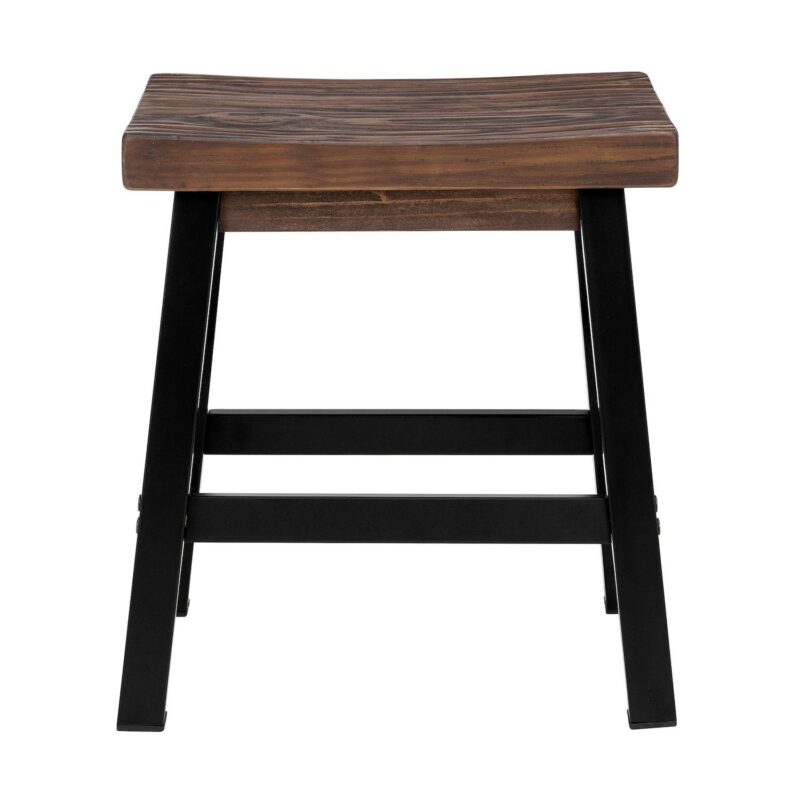 Alaterre Furniture Pomona Industrial Farmhouse Stool - Image 6