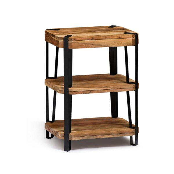 Alaterre Furniture Ryegate Live Edge 2-Shelf End Table