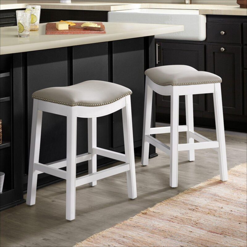 Alaterre Furniture Williston Counter Stool 2-piece Set - Image 2