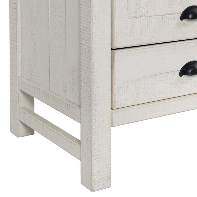 Alaterre Furniture Windsor 2 Drawer Nightstand - Image 3