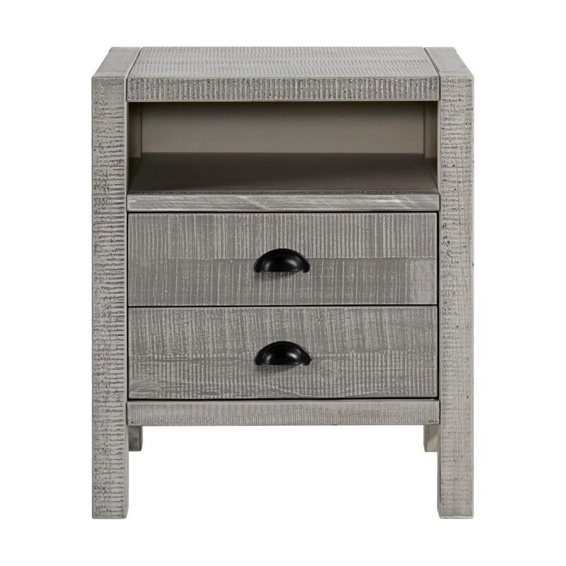 Alaterre Furniture Windsor 2 Drawer Nightstand - Image 8