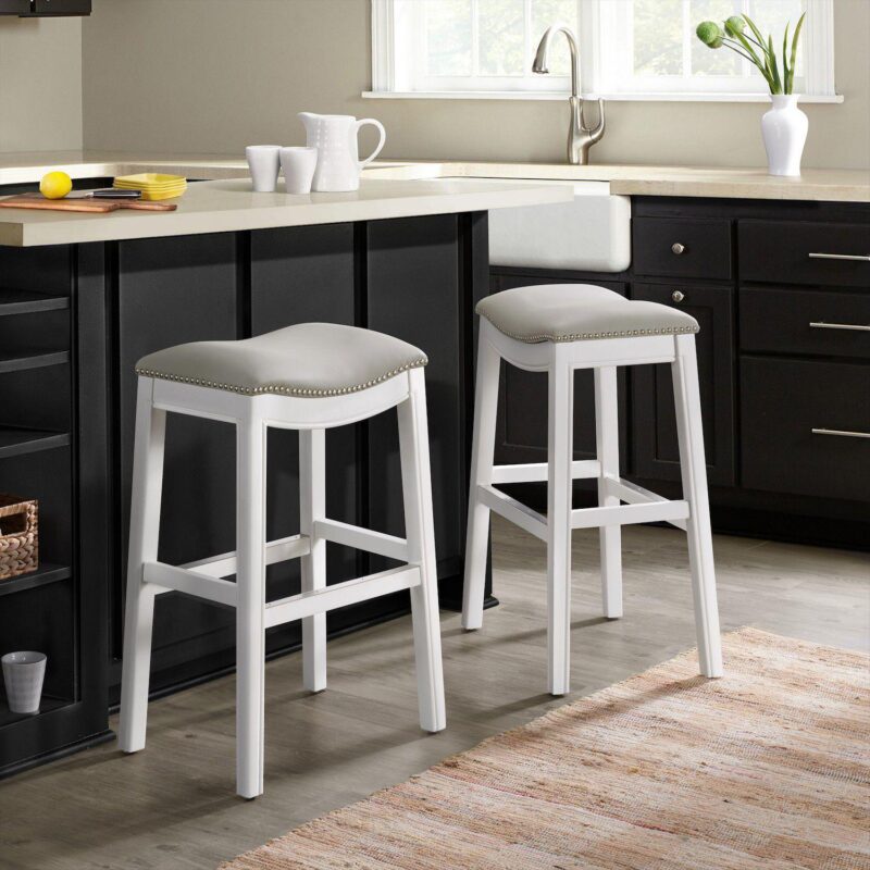 Alaterre Furniture Williston Bar Stool 2-piece Set - Image 2
