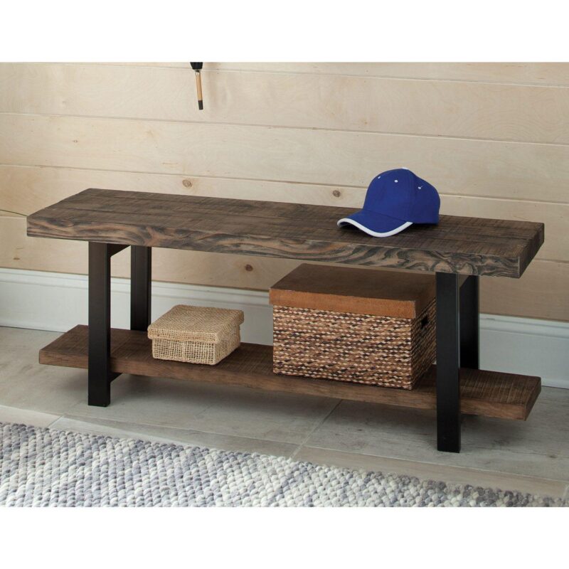 Alaterre Pomona Rustic Bench - Image 2