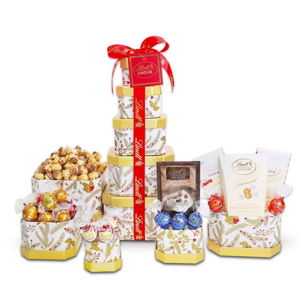 Alder Creek Gift Baskets Lavish Lindt Chocolate Gift Tower