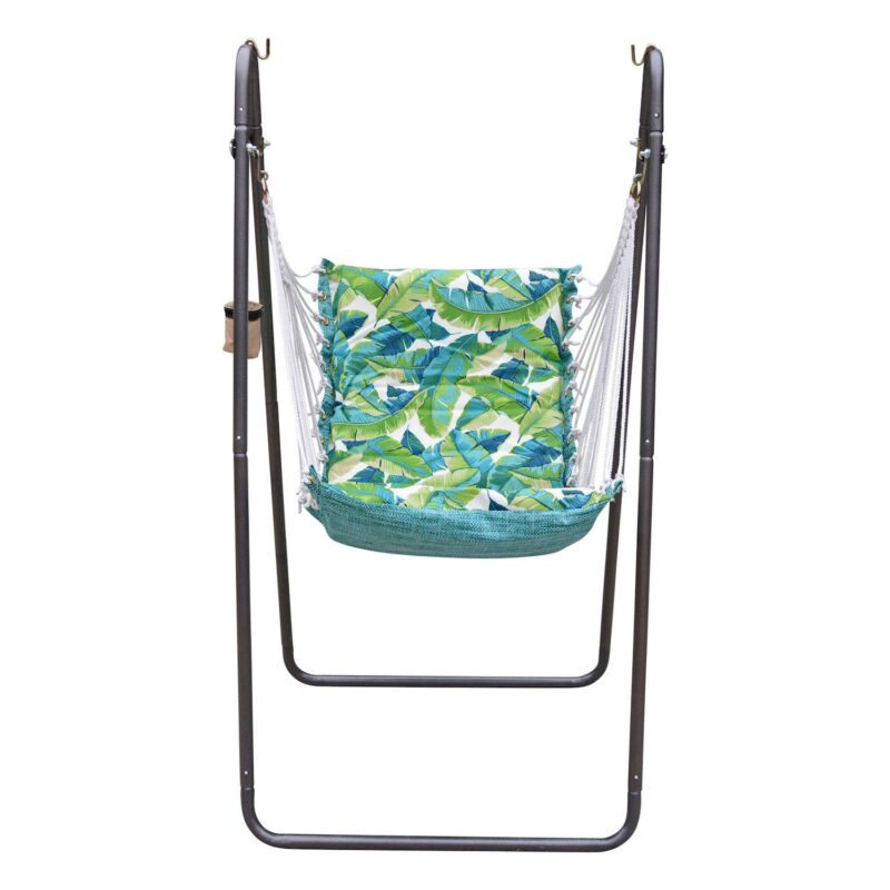 Algoma Hanging Soft Comfort Hammock Chair and Stand - Image 3