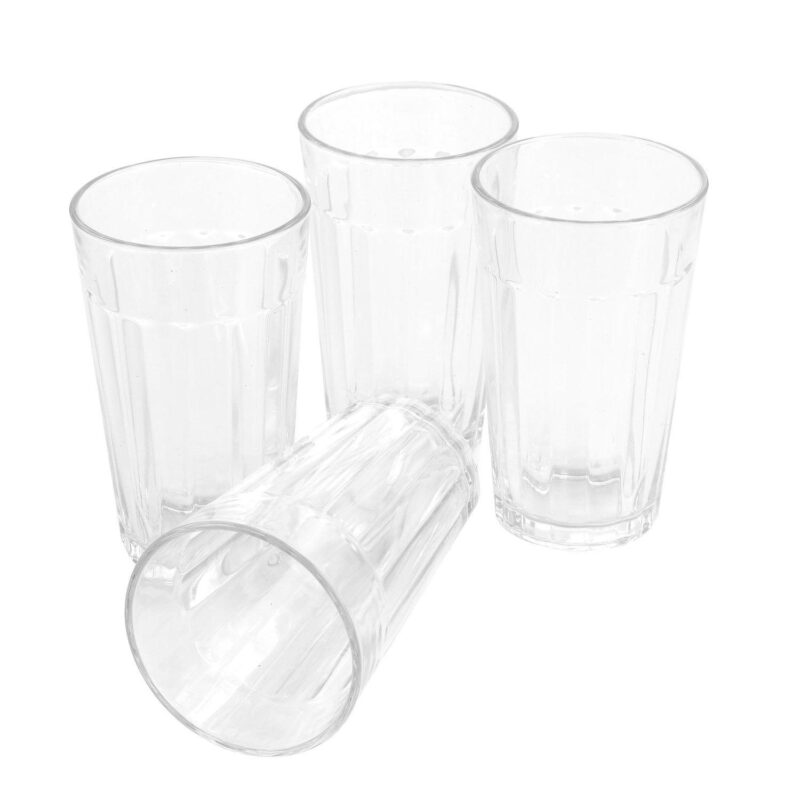 All U Need 32 Piece Ceramic Dinnerware Set in White - Image 4