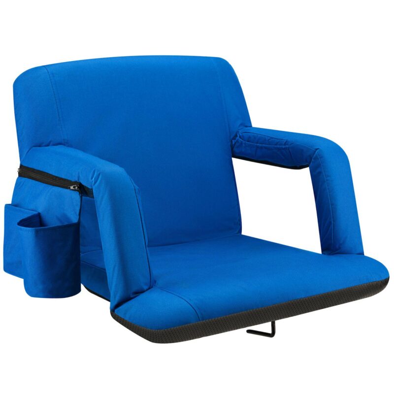 Alpcour Wide Reclining Stadium Seat - Waterproof Foldable Camping Chair with Extra Thick Padding and Wide Back Support - Image 6