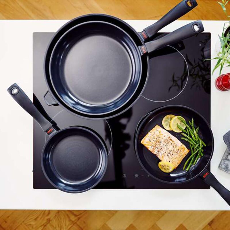 Alva Energy Nonstick Frying Pan Skillet Non Toxic Cast Aluminum Cookware Omelette Pan 9.5 - Image 3