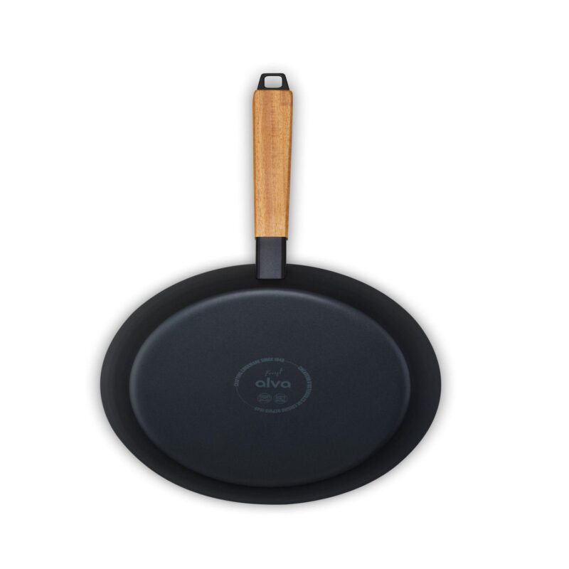 Alva Forest Nonstick Carbon Steel Frying Pan Skillet Pre-Seasoned Non Toxic 9.5 - Image 3