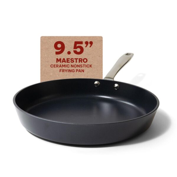 Alva Maestro Ceramic Nonstick Frying Pan Skillet Non Toxic Omelette Pan Kitchen Cookware 9.5