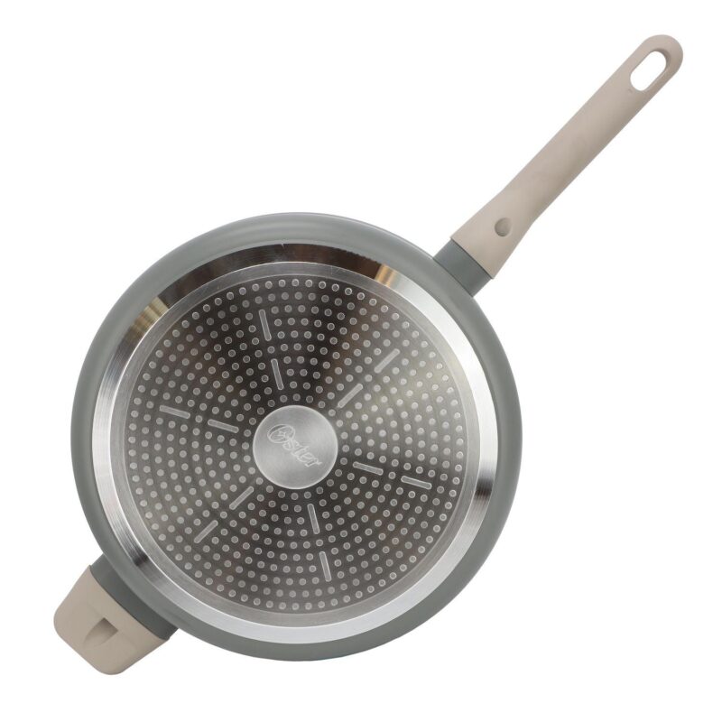 Ambrose 4.5 Quart Nonstick Aluminum Saute Pan with Lid in Matte Grey - Image 5