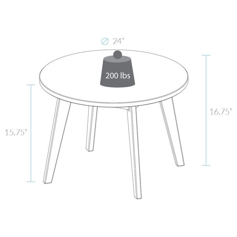 American Trails Round Coffee Table - Image 6
