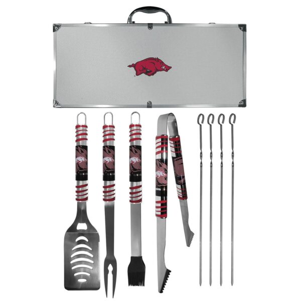 Arkansas Razorbacks Tailgater 8-Piece BBQ Grill Set