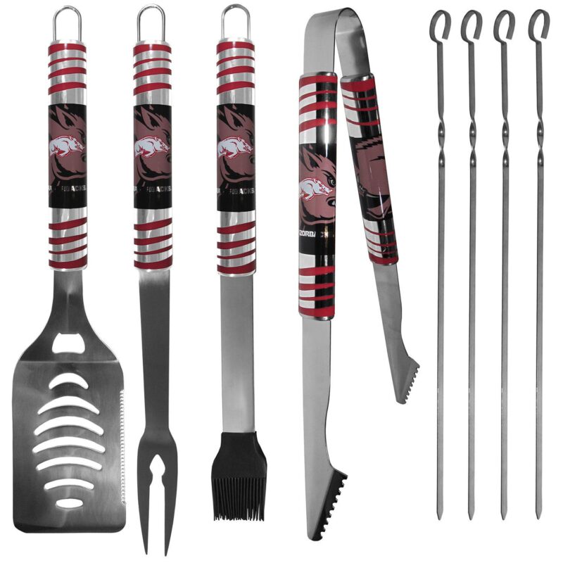 Arkansas Razorbacks Tailgater 8-Piece BBQ Grill Set - Image 2