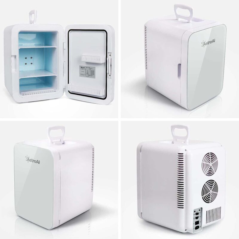 Astroai Mini Fridge 10 Liter/15 Can, Compact Refrigerator, Ac For Home, Dorm, Dc 12v Car - Image 2