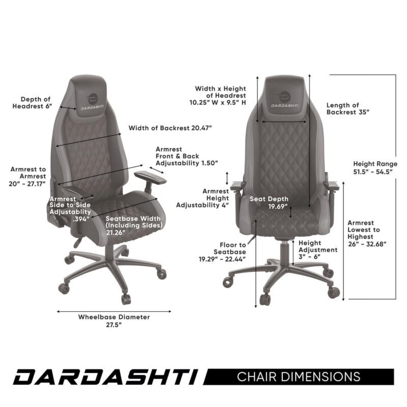 Atlantic Dardashti Gaming Desk Chair - Image 5