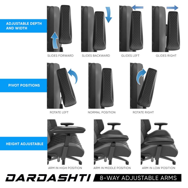 Atlantic Dardashti Gaming Desk Chair - Image 4