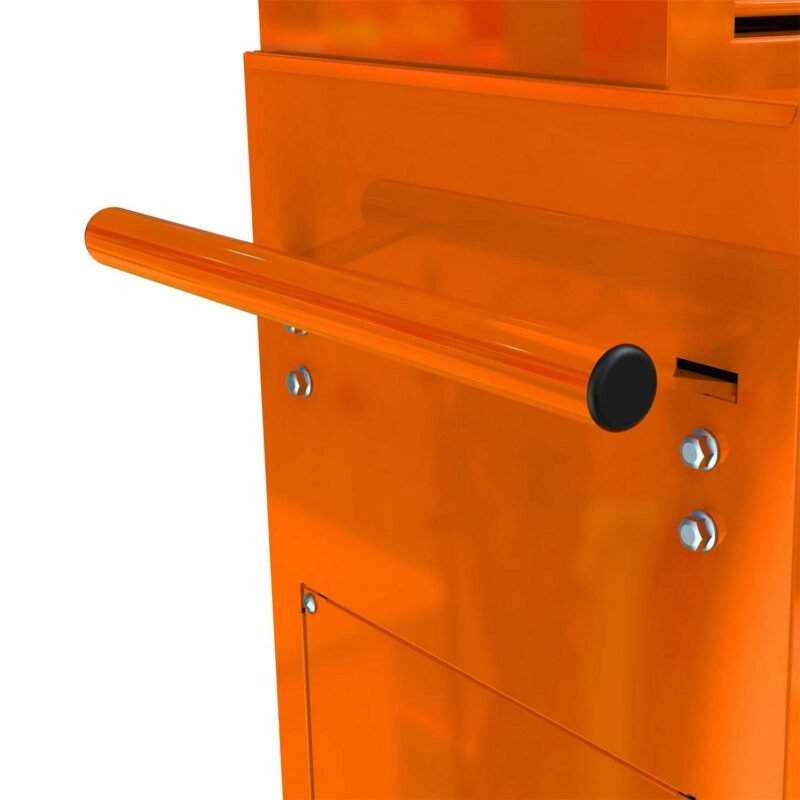 Aukfa Tool Chest, 2 in 1 Steel Rolling Tool Box and Cabinet On Wheels for Garage, 8-Drawer, Orange - Image 20