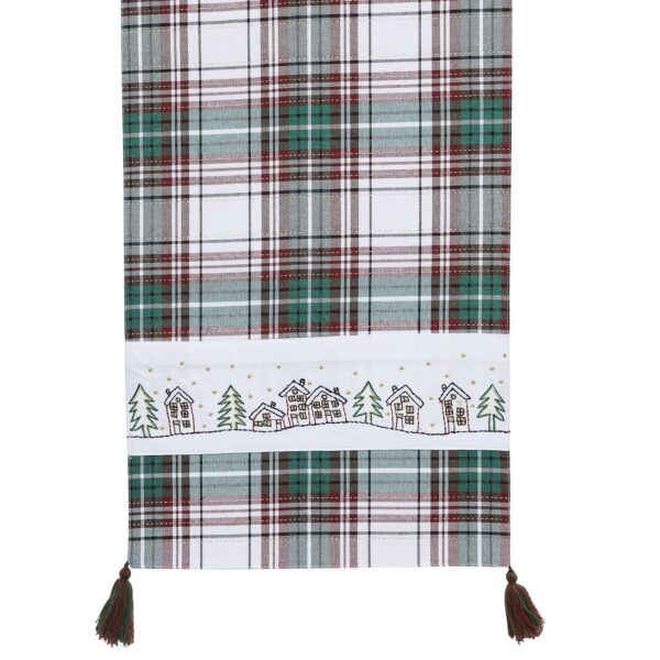 Avanti Holiday Plaid Runner