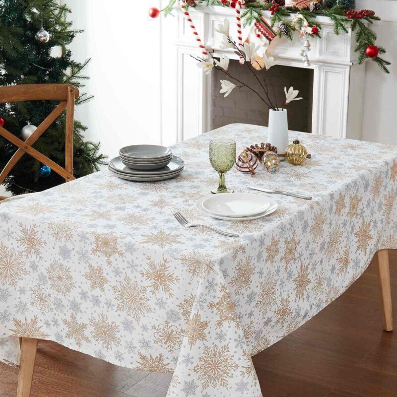 Avanti Snowflakes Tablecloth - Image 2