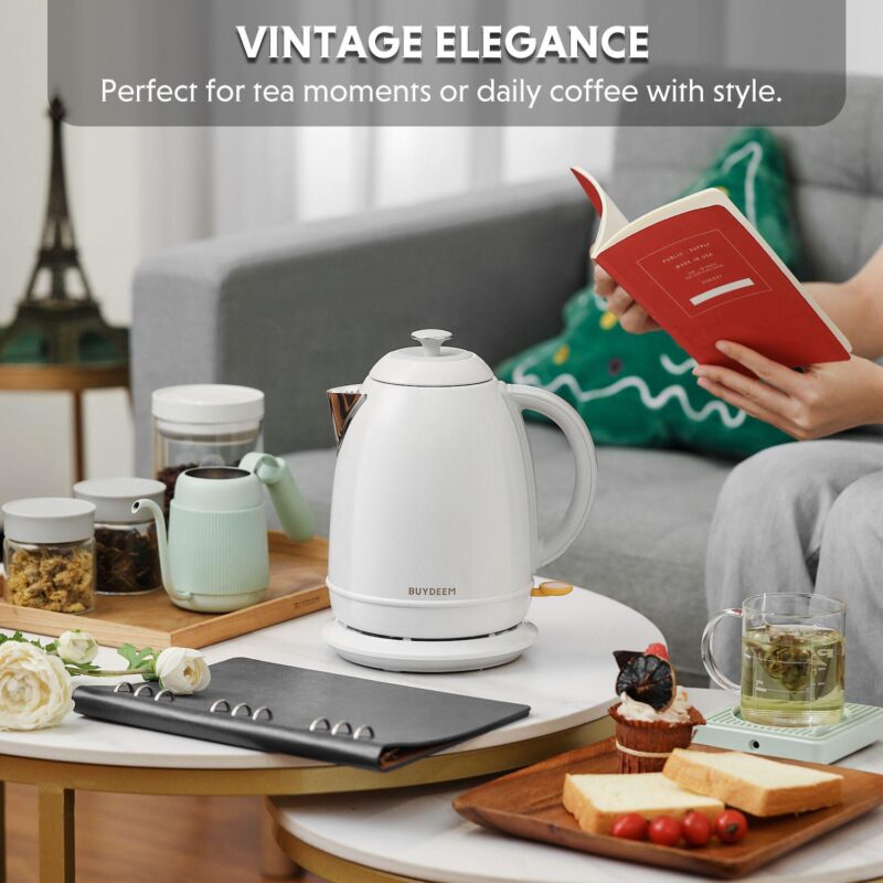 BUYDEEM K640N 1.7L Stainless Steel Electric Kettle, Auto Shut-Off, Boil Dry Protection, 1440W - Image 5