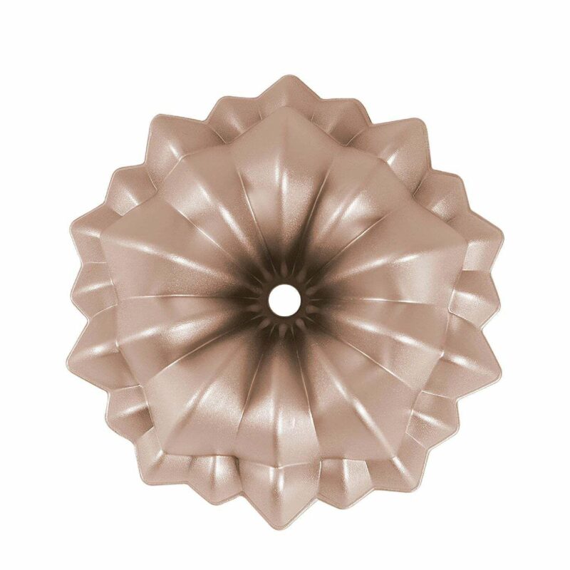 Baker's Secret Fluted Cake Pan, Cast Aluminum 2 Layers Nonstick Coating (Cascade) - Image 4