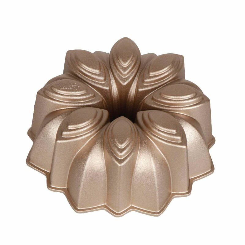 Baker's Secret Fluted Cake Pan, Cast Aluminum 2 Layers Nonstick Coating (Bloom) - Image 5