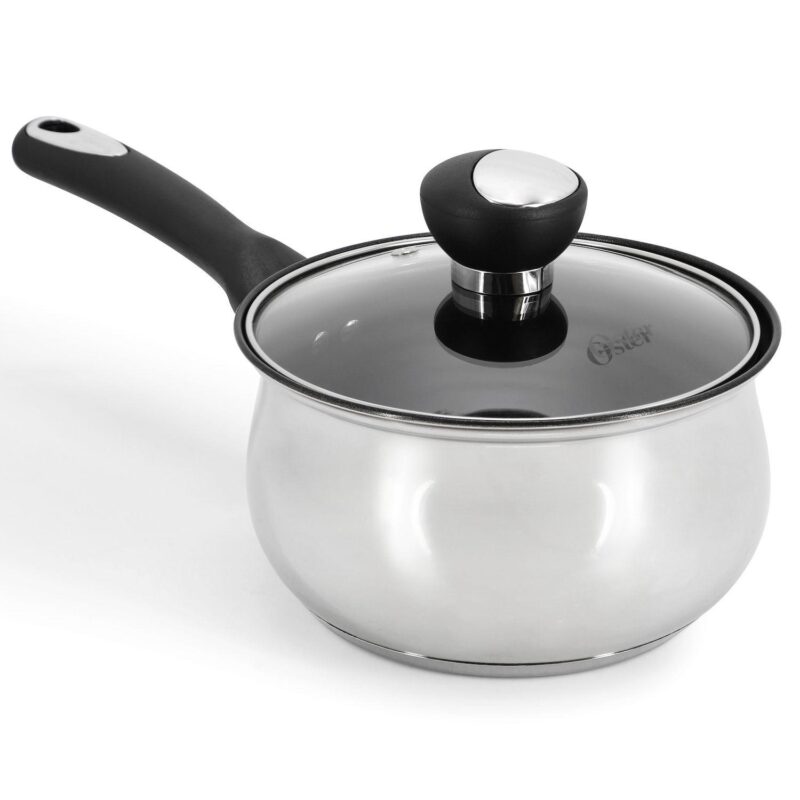 Baldwyn 10 Piece Stainless Steel Belly-Shaped Nonstick Cookware and Utensil Set - Image 4