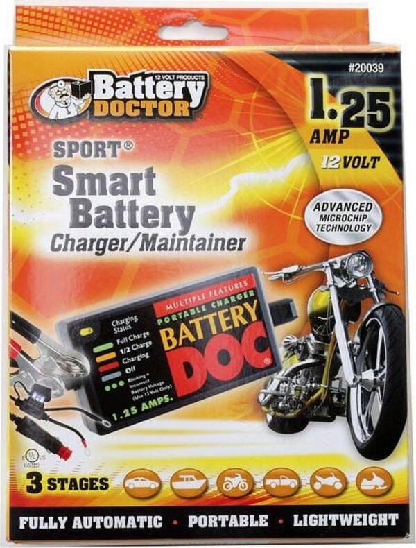 Battery Doctor Battery Charger,Auto,6/12V,CEC 20026