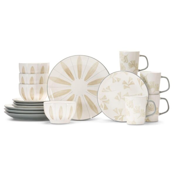 Baum Vaughn Gray 16-pc. Dinnerware Set