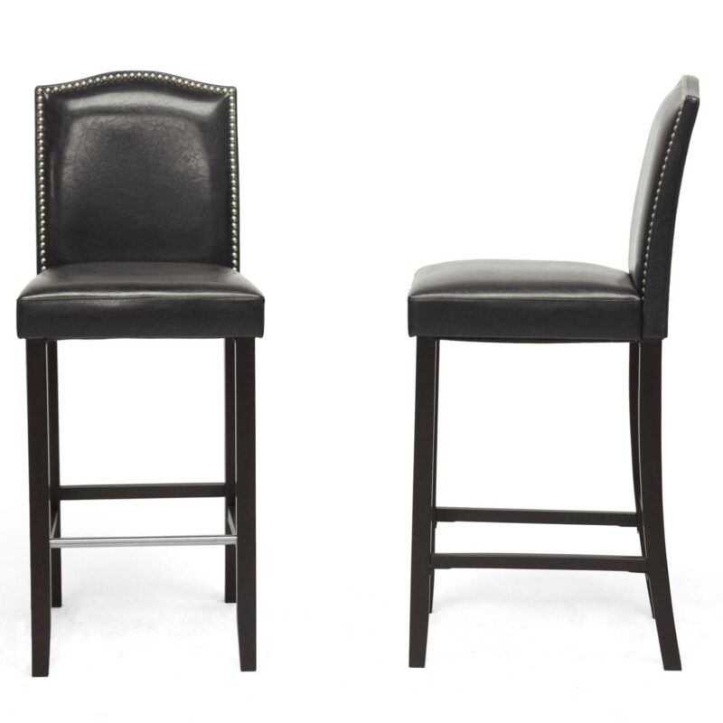Baxton Studio 2-piece Libra Bar Stool Set - Image 5