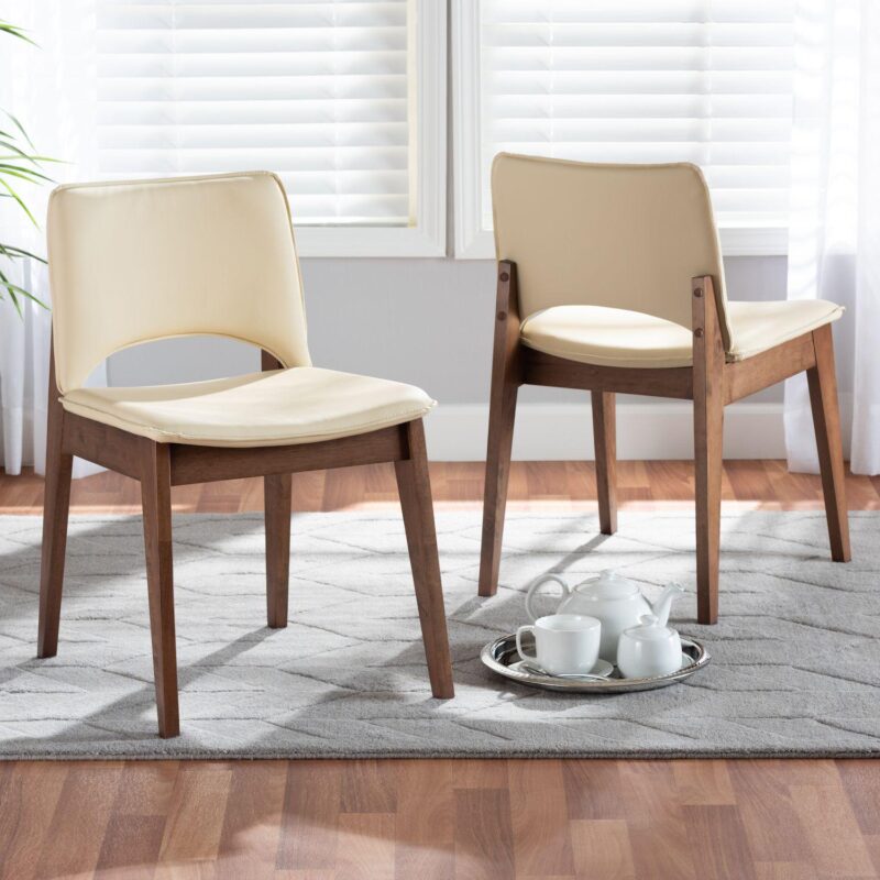 Baxton Studio Afton Dining Chairs 2-piece Set - Image 7