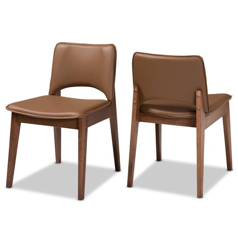 Baxton Studio Afton Dining Chairs 2-piece Set - Image 9