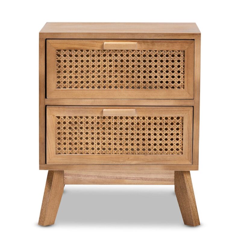 Baxton Studio Baden 2-Drawer End Table - Image 4