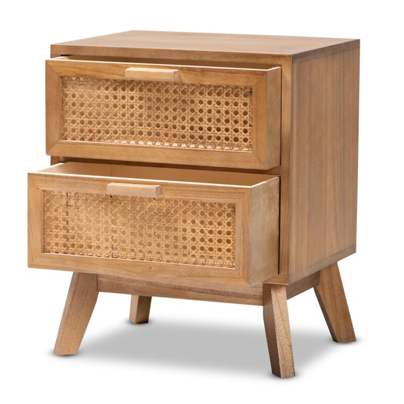 Baxton Studio Baden 2-Drawer End Table - Image 3