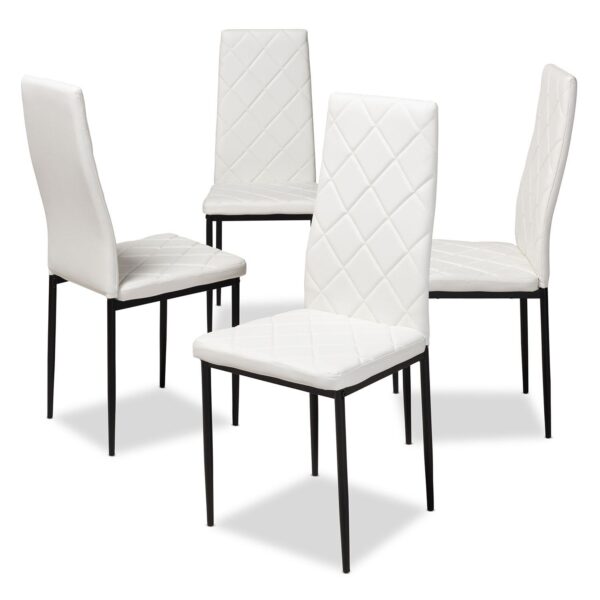 Baxton Studio Blaise White Dining Chair