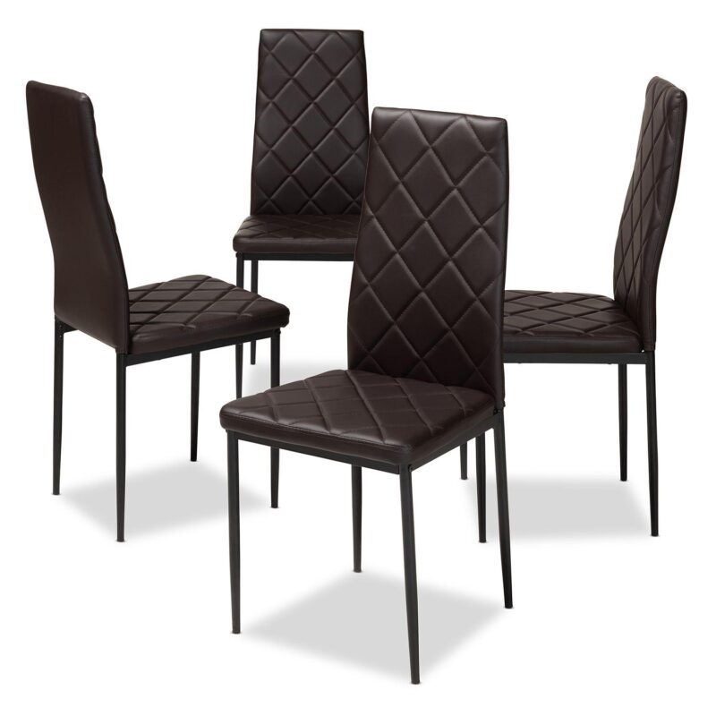 Baxton Studio Blaise White Dining Chair - Image 5