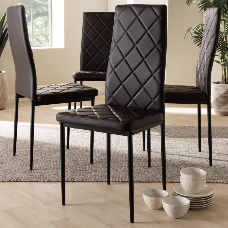 Baxton Studio Blaise White Dining Chair - Image 2