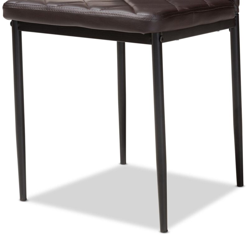 Baxton Studio Blaise White Dining Chair - Image 3