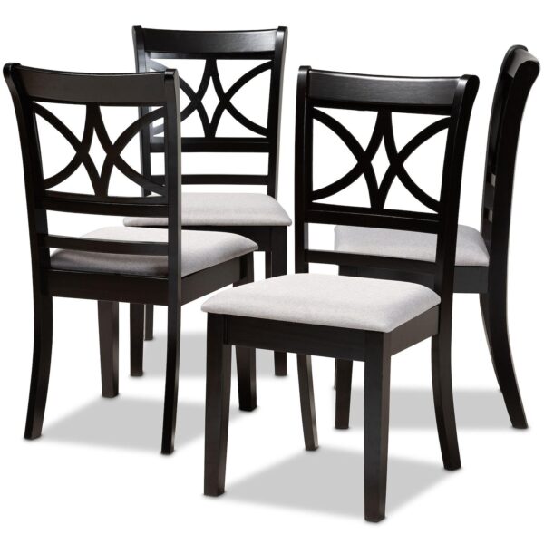 Baxton Studio Clarke Dining Chair 4-piece Set