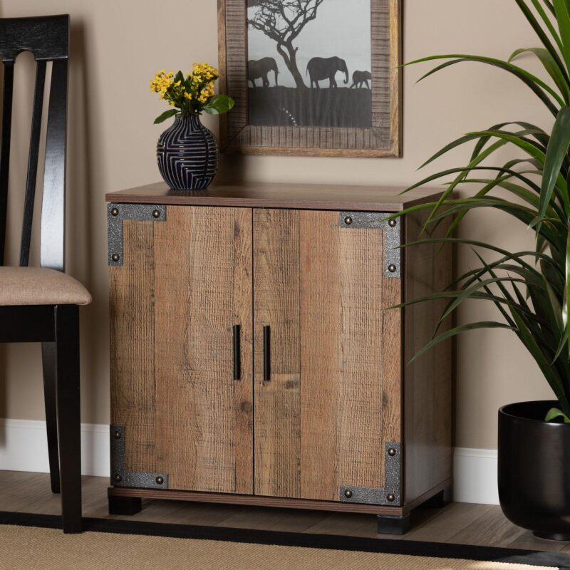 Baxton Studio Cyrille Shoe Storage Cabinet - Image 2