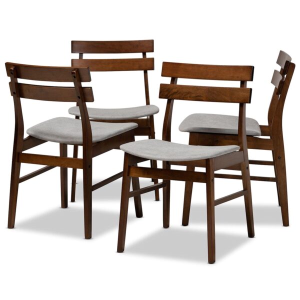 Baxton Studio Devlin Dining Chair 4-piece Set