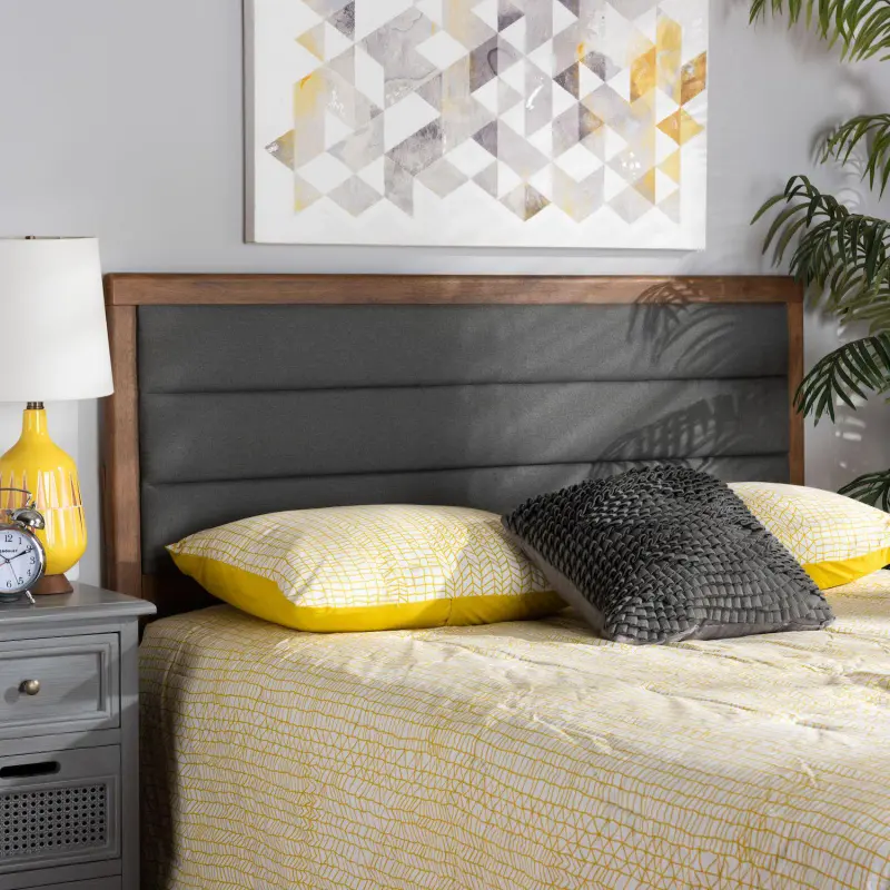 Baxton Studio Dexter Upholstered Headboard - Image 3