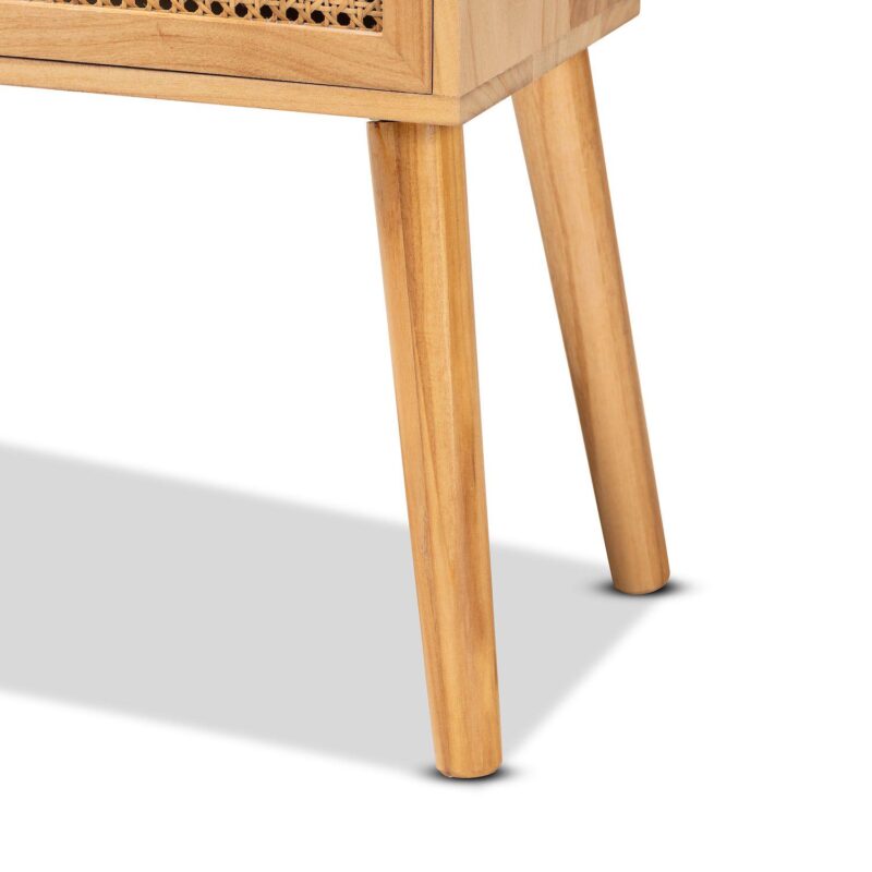 Baxton Studio Falan Rattan Accent Console Table - Image 7
